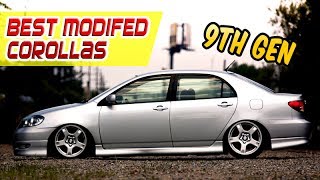 CRAZY INSANE Modified Corolla 9th Gen Compilation  Stance [upl. by Yecrad]