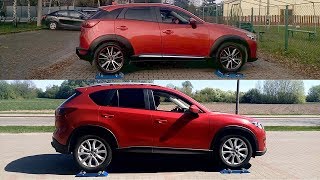 Mazda CX3 AWD vs Mazda CX5 AWD  4x4 test on rollers [upl. by Romina924]