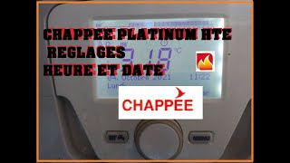 Comment régler une chaudière Chappee Platinium heure et date [upl. by Chrystal]