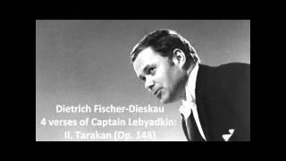 Dietrich FischerDieskau The complete quot4 verses of Captain Lebyadkin Op 146quot Shostakovich [upl. by Denoting]