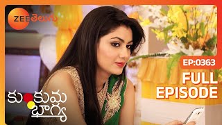 ప్రతి మనిషి నాకు నచ్చినట్టు బ్రతకాలి  Kumkum Bhagya  Full Ep 363  Zee Telugu  28 Dec 2017 [upl. by Eilegna]