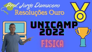 COMO RESOLVER QUESTÃO 60 DA UNICAMP 2022 FÍSICA [upl. by Mccourt421]