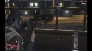 GTA 5 RDE 40 Freeplay Vinewood Studios Construction Site Firefight [upl. by Hanikas223]