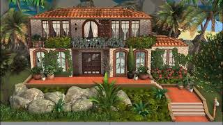 Villa Tartosa  The Sims 2 Building  Custom Content [upl. by Madriene562]