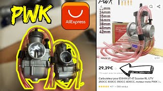 CARBU PWK de chez ALIEXPRESS  BIEN OU DAUBE   250 YZ [upl. by Anekahs]