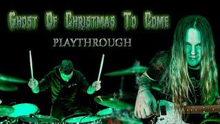 quotGHOST OF CHRISTMAS TO COMEquot  MAJESTICA Guitar amp Drums Playthrough [upl. by Faustus51]