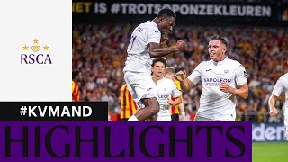 HIGHLIGHTS KV Mechelen  RSC Anderlecht  20242025 [upl. by Luhar]