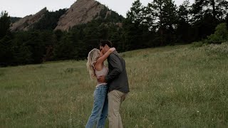 Estes Park Colorado Engagement shoot with their PUPPY [upl. by Sirdi929]