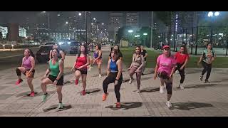 Zumba dance fitness lovers AUHADZDF by Coach Joyce [upl. by Nahamas]