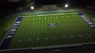 Vinita High School Football Field at night [upl. by Templia]