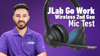 JLab Go Work 2nd Gen Mic Tests Vs Background Noise [upl. by Cook]