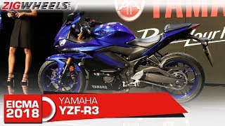 2019 Yamaha YZFR3  Updated for 2019  EICMA 2018 [upl. by Gowrie429]