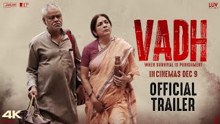 Vadh Official Trailer Sanjay Mishra Neena Gupta  Dec 9 [upl. by Euqinahc377]