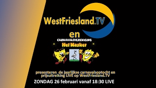 Carnavalsoptocht 2017 in Zwaag NoordHolland  Live Gestreamd [upl. by Tita173]