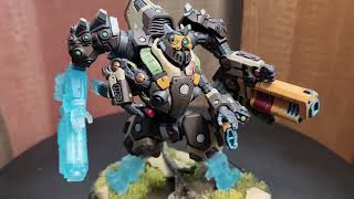 WarHammer 40k Tau Ghostkeel proxy kitbash AnglerGeist 20 pipermakes kits [upl. by Archie]