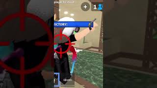 Couple sheriff  hero wins  2 trickshots mm2victory mm2 [upl. by Leumek]