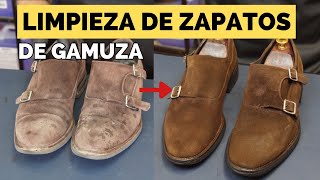 Como limpiar zapatos de gamuza ante o nubuck [upl. by Sileas]