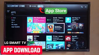 smart tv me play store kaise download kare  LG smart TV per app download kaise karen [upl. by Aisnetroh751]