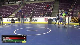 MS 97 Ty Moore Team Takedown Vs Matteo Arce Spartan Elite Wrestling [upl. by Asaret]