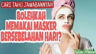 PAKAI MASKER DUA KALI SEMINGGU TAPI BERSEBELAHAN HARI [upl. by Nooj950]