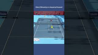 2024 Hongkong Open Doubles F EikeriNinomiya vs AoyamaHozumi tennis wta highlights [upl. by Yema668]