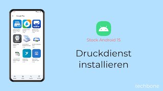 Druckdienst installieren Android 15 [upl. by Ynnej]