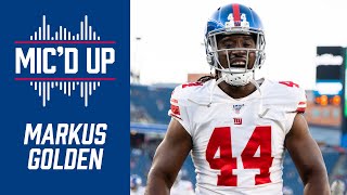 Best Markus Golden Micd Up Moments from 2019  New York Giants [upl. by Atikkin]