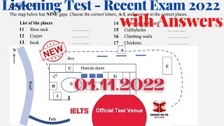 IELTS Listening Actual Test 2022 with Answers  November Exam [upl. by Ykceb]