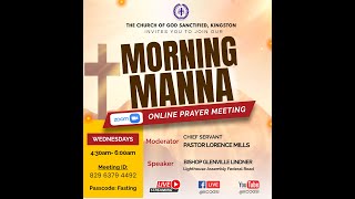 The Church of God Sanctified Kingston Morning Manna  June 19 2024 [upl. by Yrneh]