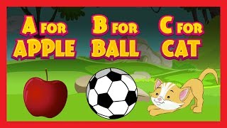 Phonics Song  A for Apple B for Ball C for Cake  Kidzstation [upl. by Adnaluy]