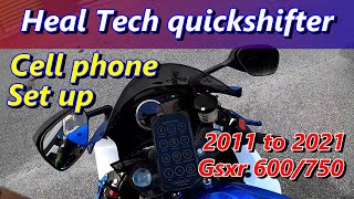 Heal Tech quickshifter gsxr 600 android app easy set up Part3 [upl. by Berthold]