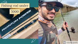 Fishing rod under 💰💵 5000 part 4 Unboxing Daiwa phantom power excellent spinning rod 👍 4k video [upl. by Emoryt]