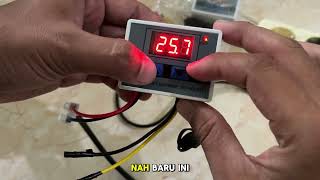 Cara Mengetahui type thermostat XhW3001 AC  DC ⁉️ [upl. by Ecirad]