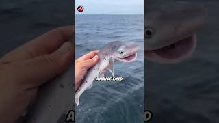 A man found a smiling shark shorts animals [upl. by Enrichetta319]