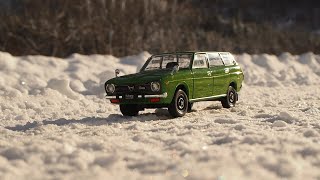 雪ヒロ、 スバル・レオーネ 4WD  Subaru Leone 1st gen 4wd [upl. by Aihsenod]