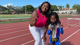 Meet the fastest 6 year old in the NATION 💨Alayaambi [upl. by Hesler]