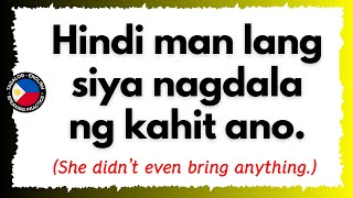 40 WAYS TO EXPRESS DISAPPOINTMENT IN FILIPINO  EnglishTagalog Phrases and Sentences [upl. by Airretal]