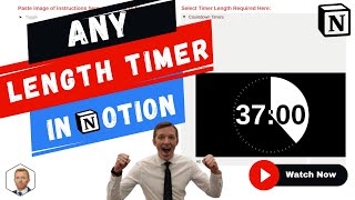 ANY Length of Timer In Notion  Teacher Tutorial 2022  Free Template [upl. by Mloc]