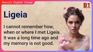 Learn English through Stories Level 2 Ligeia  English Listening Practice  Horror Story [upl. by Venable982]