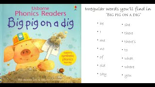 Usborne Phonics Readers ① Big pig on a dig [upl. by Thordia]