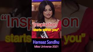 Miss Universe Harnaaz Sandhu about being bullied her weight gain  Inspiration starts within you [upl. by Pardew]