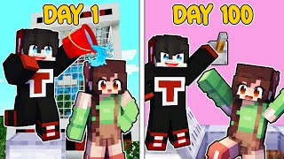 100 Days Of PRANKING In Minecraft 😂 Tagalog [upl. by Cooe]