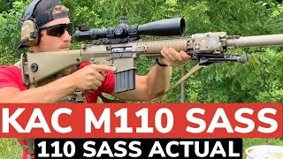 KAC M110 SASS  BEST SNIPER RIFLE EVER [upl. by Ruyle]