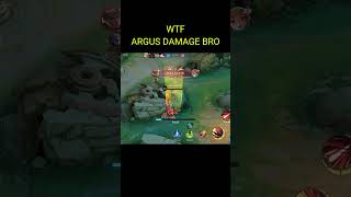 ARGUS DAMAGE BRO ARGUS Shorts MLBB mobilelegends [upl. by Yrot]