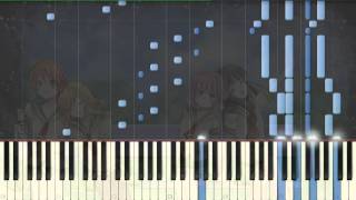 Natsuiro Kiseki ED Ashita e no Kaerimichi Piano Synthesia Tutorial [upl. by Iretak]