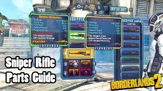 Borderlands 2 Sniper Parts Guide [upl. by Ria]