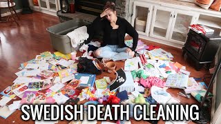 SWEDISH DEATH CLEANING Decluttering Sentimental Items Death Cleaning My Hardest Items This Works [upl. by Hertha42]