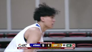 Chris Koon Andrew Bongo EARLY FLIGHT for Ateneo vs UST  UAAP Season 87 Mens Basketball [upl. by Hanyaz]