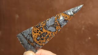 1583  Armenian Slab Obsidian Flintknapping [upl. by Noillimaxam170]