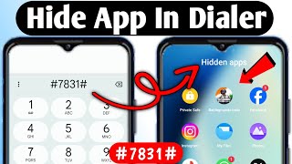 Hide app in Dialer  How to hide App In Dialer  kisi bhi App ko dialer me kaise chupaye [upl. by Inafit]